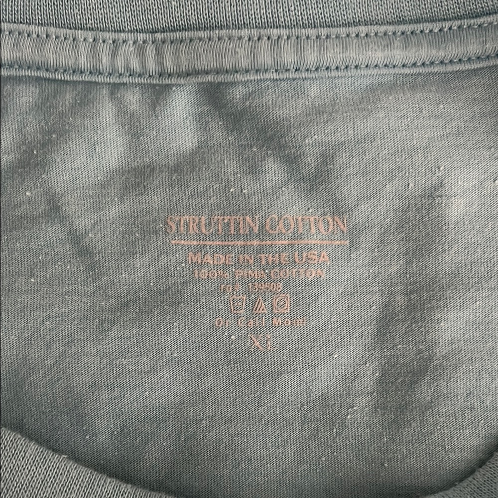 Struttin Cotton Men’s XL short sleeve T - Picture 3 of 4